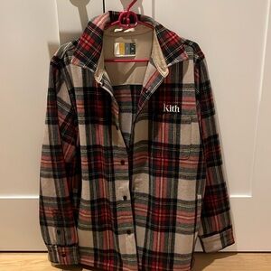 Kith Plaid Shirt Jacket Size M